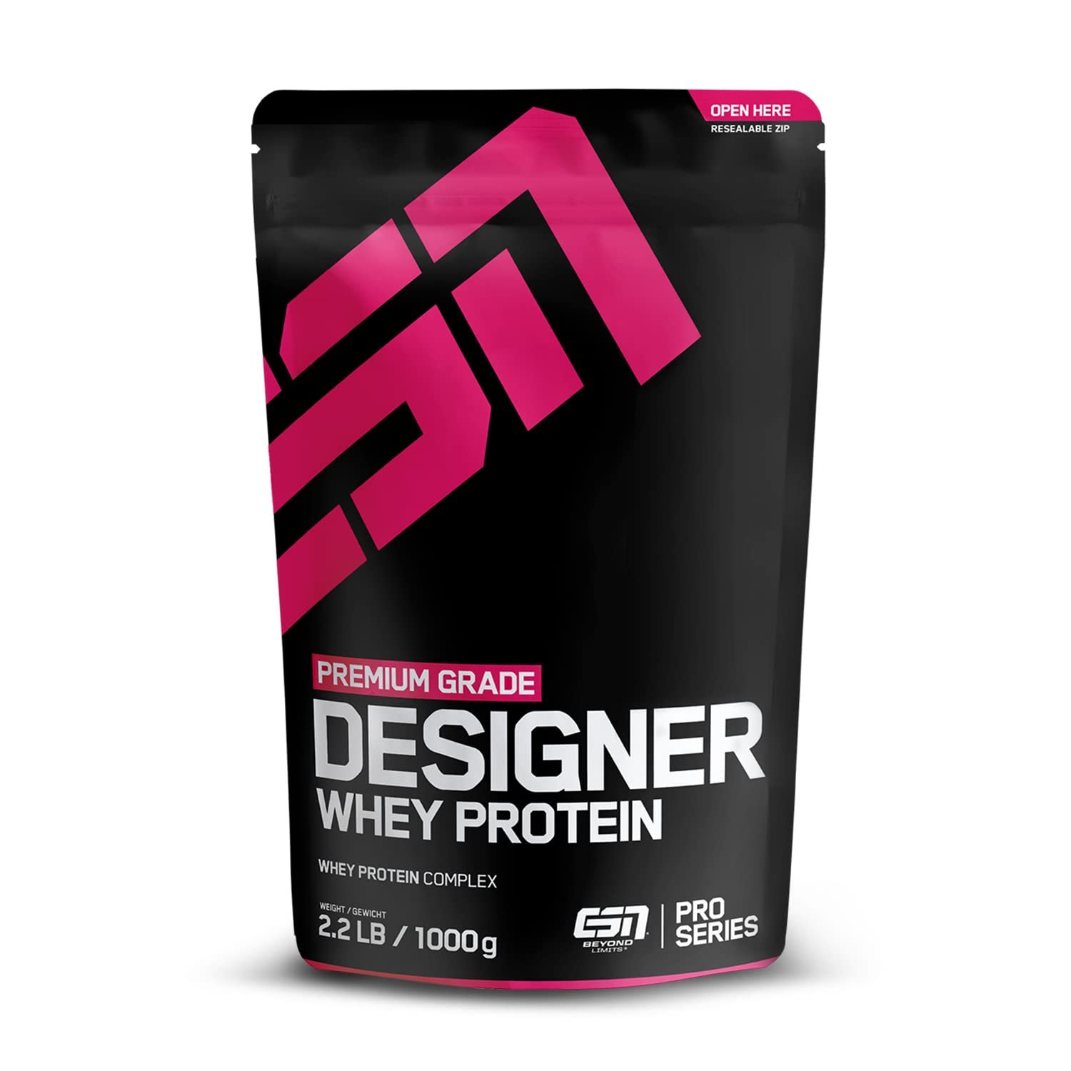 ESN Designer Whey Protein – Fresa (1 kg)