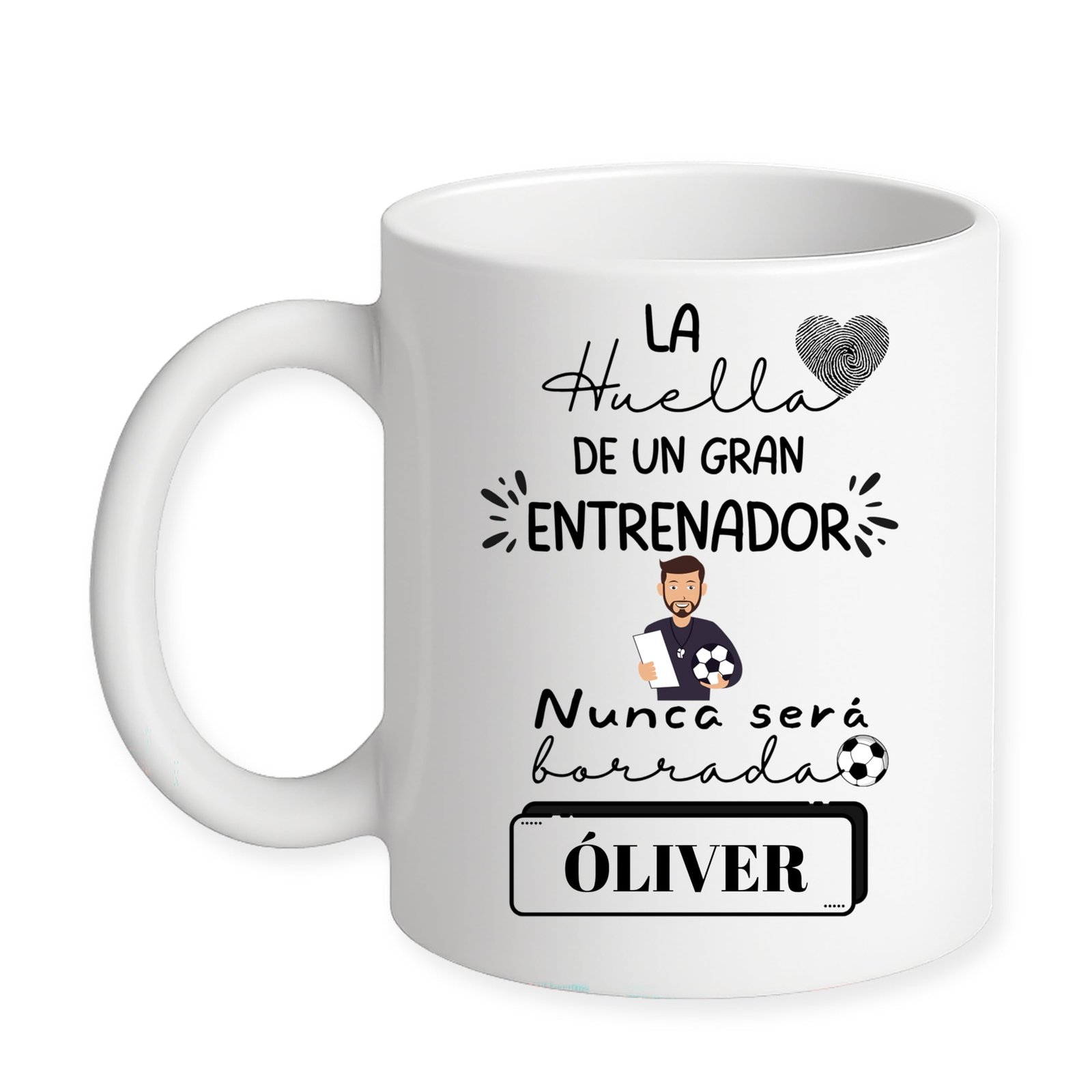 Taza Personalizada Entrenador/a de Fútbol (325 ml)