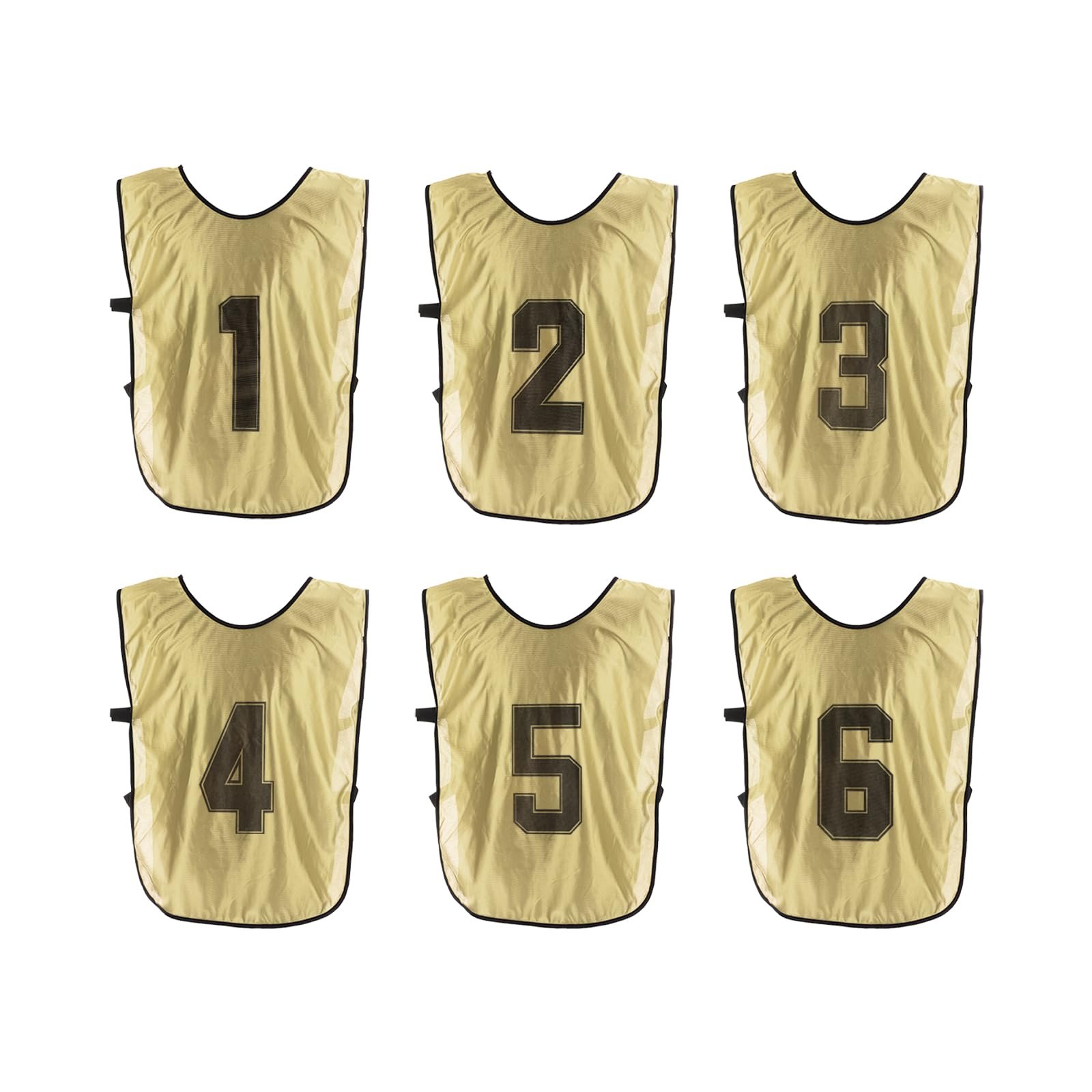 PATIKIL Petos Reversibles Numerados de Entrenamiento