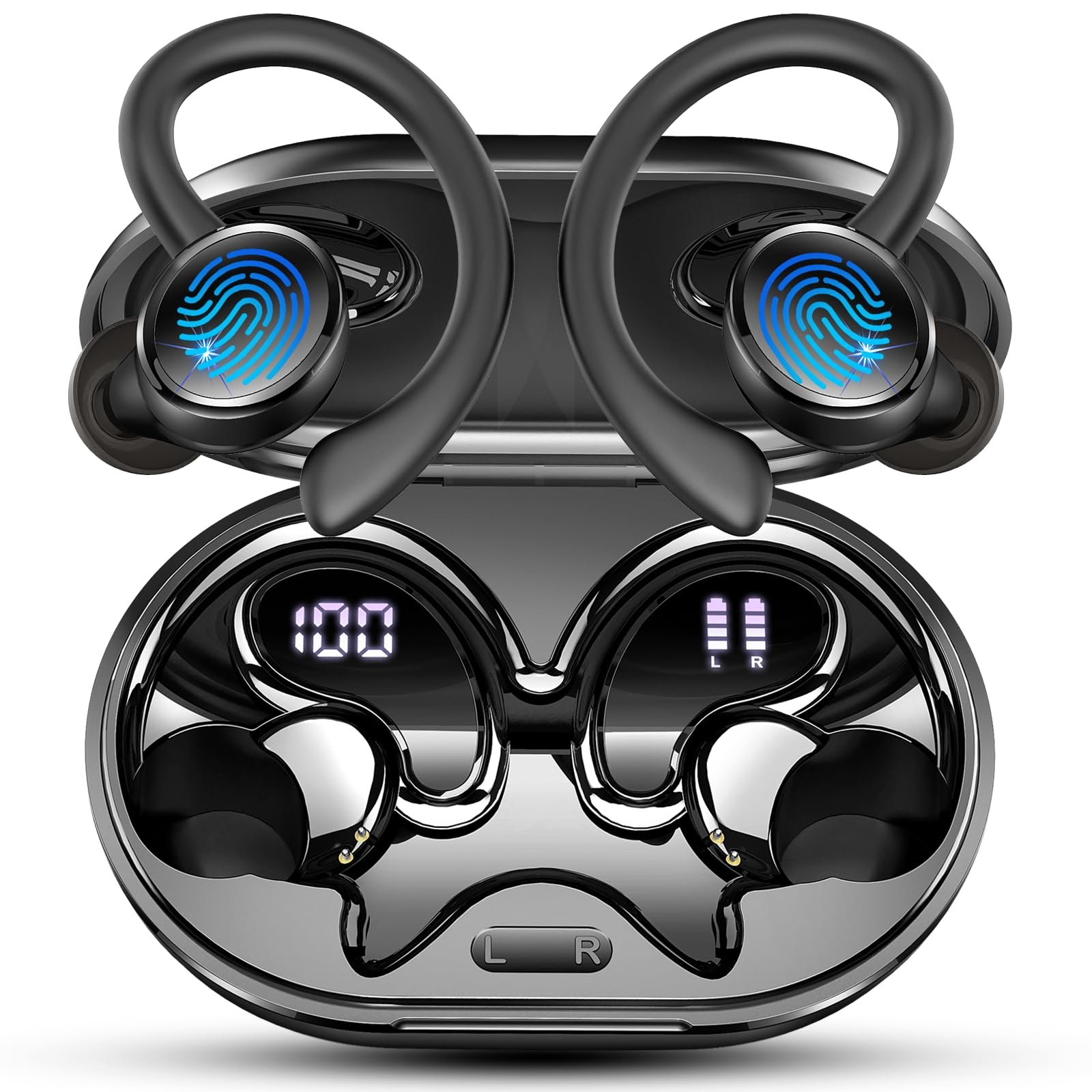 Auriculares Deportivos Bluetooth 5.4 (50H, Resistentes al Agua)