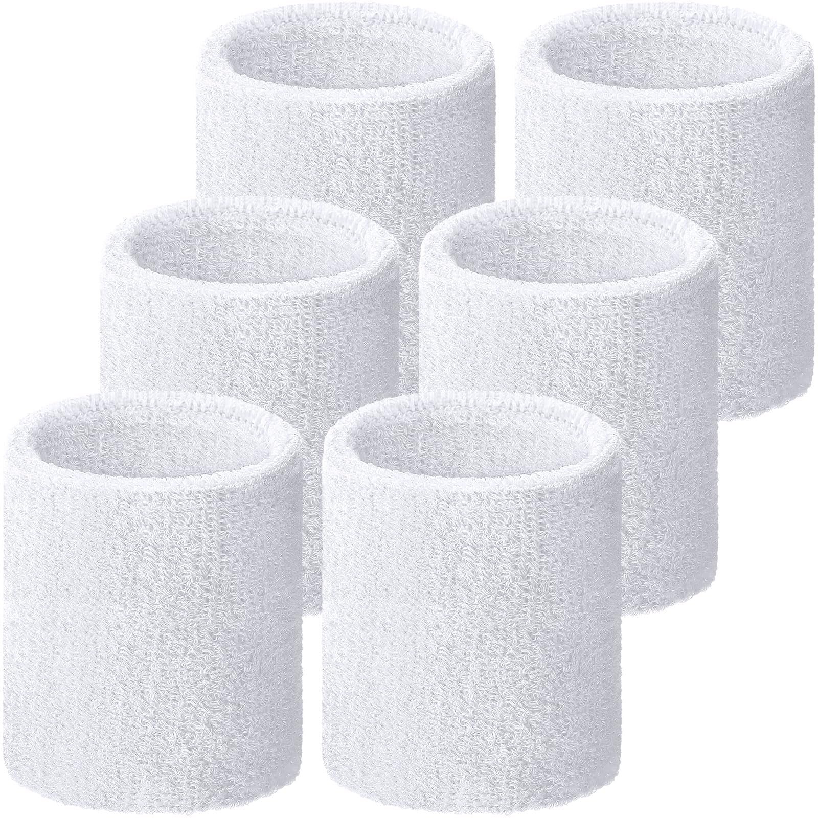 Willbond Muñequeras Deportivas para el Sudor (6 uds)